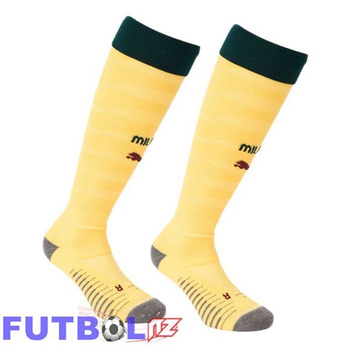 Calcetines De Futbol AC Milan Tercera Amarillo 2025/2026