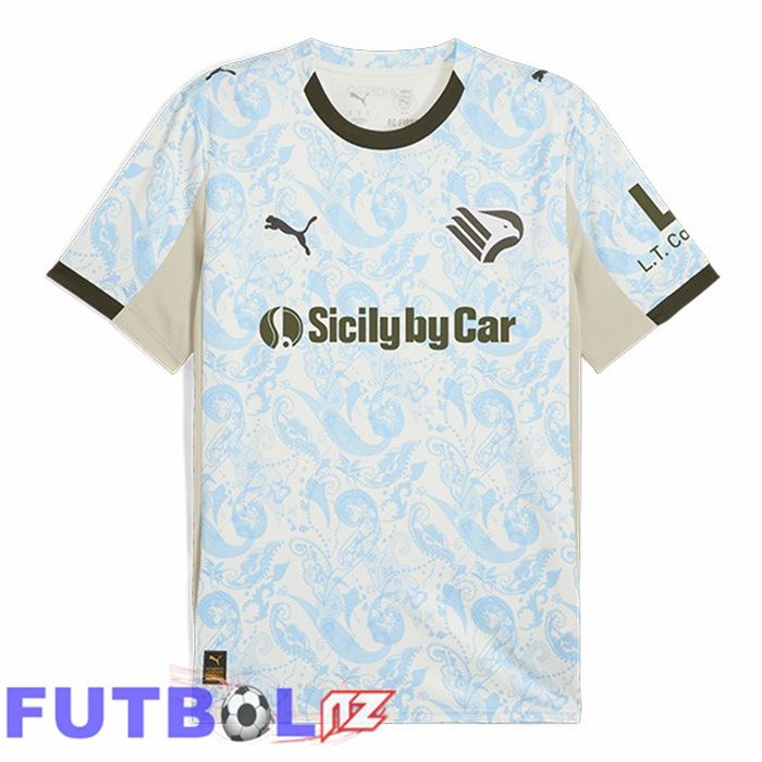 Camisetas De Futbol Palerme FC Tercera Blanco Azul 2025/2026