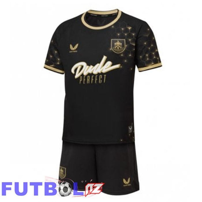Camisetas De Futbol Burnley Ninos Tercera Negro 2025/2026