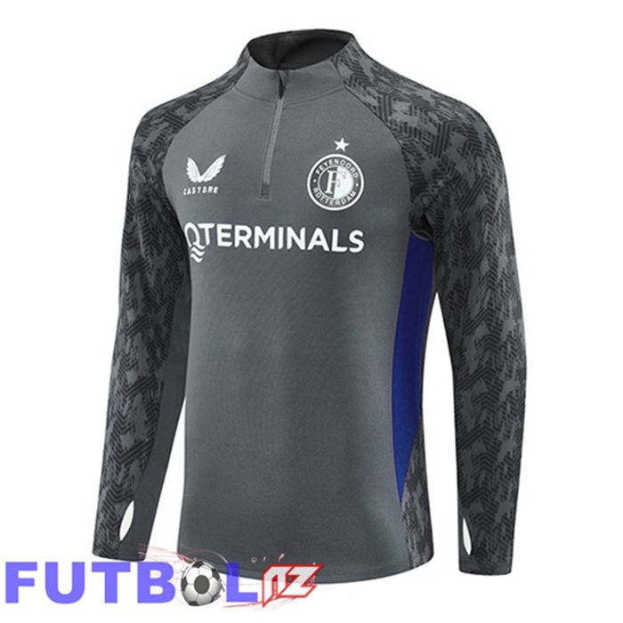 Sudadera De Entrenamiento Feyenoord Gris 2025/2026