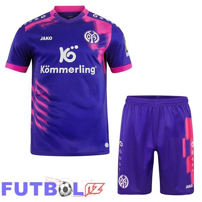Camisetas De Futbol FSV Mainz 05 Ninos Segunda Púrpura 2025/2026