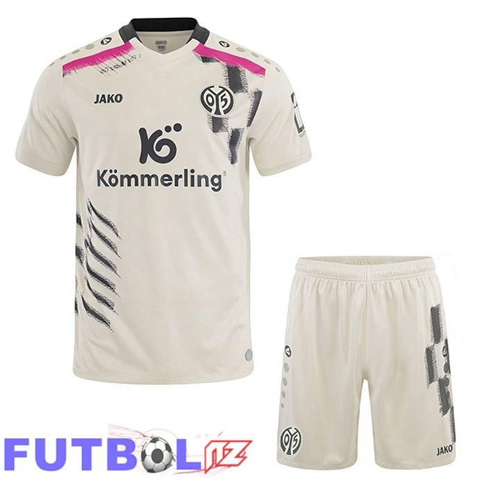 Camisetas De Futbol FSV Mainz 05 Ninos Tercera Blanco 2025/2026