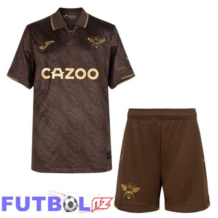 Camisetas De Futbol Brentford FC Ninos Segunda Marrón 2025/2026