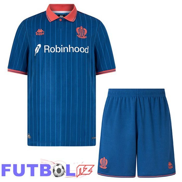 Camisetas De Futbol OGC Nice Ninos Tercera Azul 2025/2026