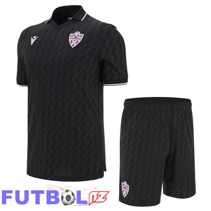 Camisetas De Futbol UD Almeria Ninos Tercera Negro 2025/2026