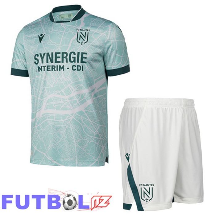 Camisetas De Futbol FC Nantes Ninos Segunda Verde 2025/2026