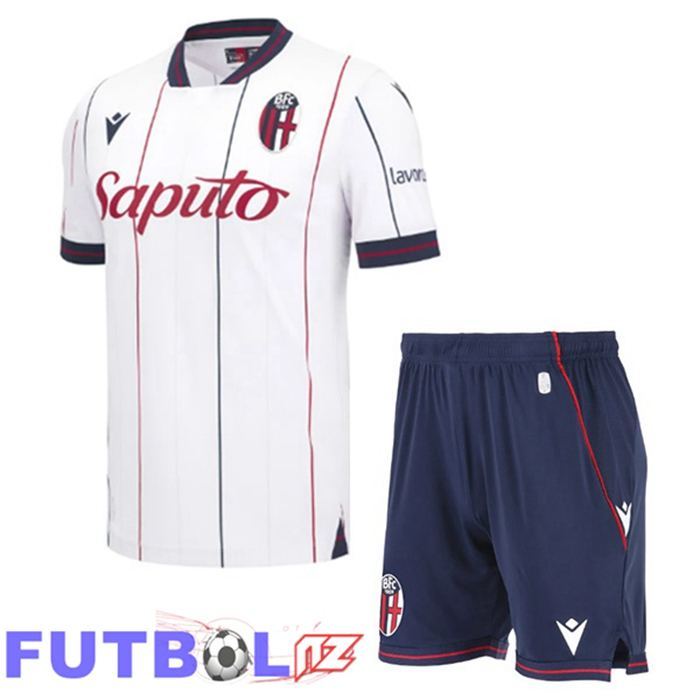 Camisetas De Futbol Bolonia Ninos Segunda Blanco 2025/2026