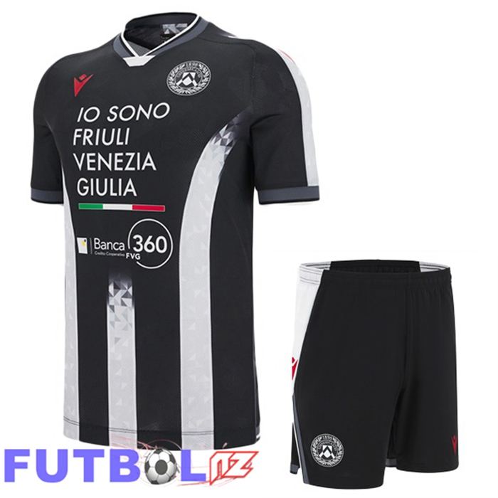 Camisetas De Futbol Udinese Calcio Ninos Primera Negro 2025/2026