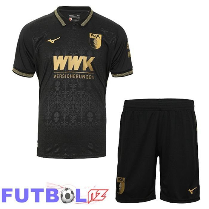 Camisetas De Futbol FC Augsburg Ninos Tercera Negro 2025/2026