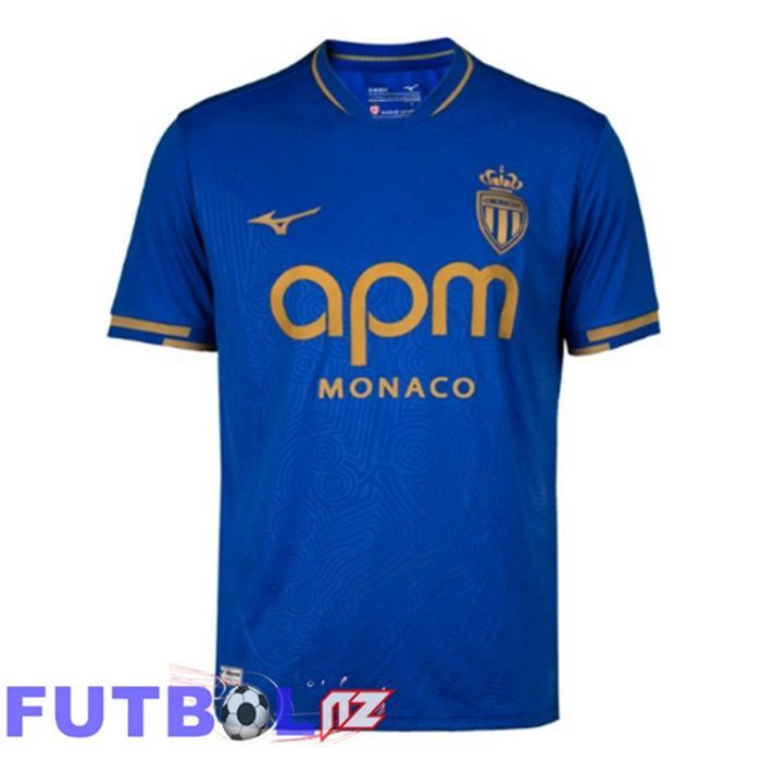 Camisetas De Futbol AS Monaco Segunda Azul 2025/2026