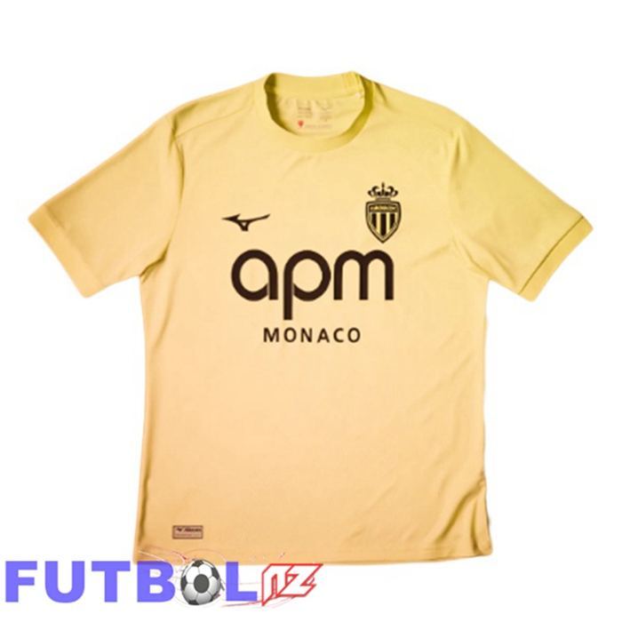 Camisetas De Futbol AS Monaco Tercera Amarillo 2025/2026