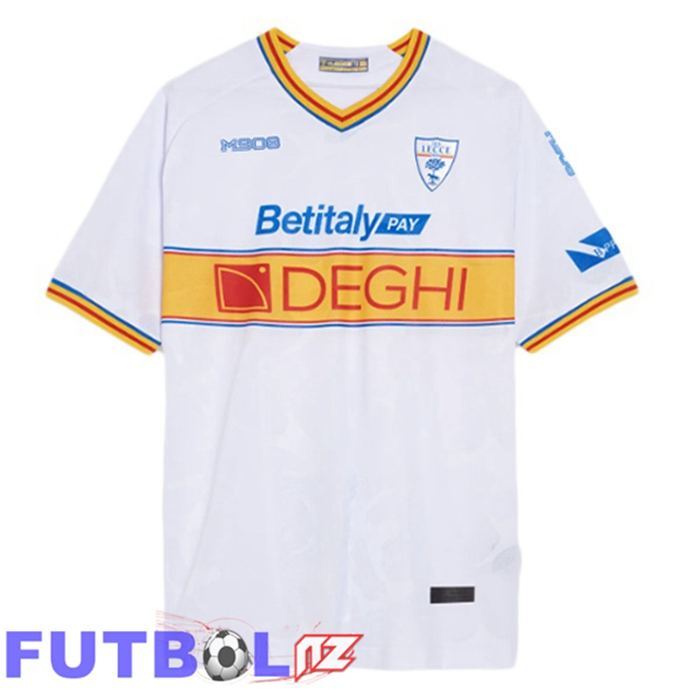 Camisetas De Futbol Lecce Segunda Blanco 2025/2026 Camisetas De Futbol Lecce Segunda Blanco 2025/2026