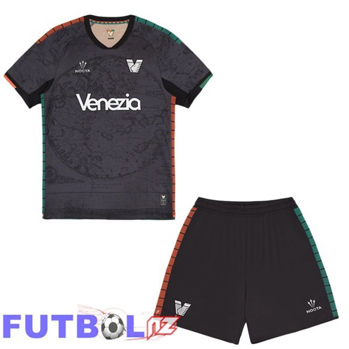 Camisetas De Futbol Venise FC Ninos Primera Negro 2025/2026