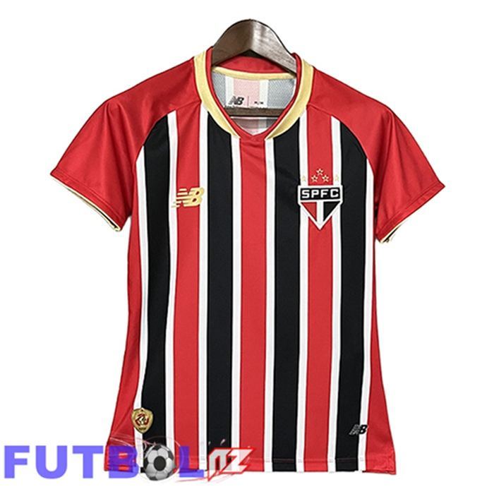 Camisetas De Futbol Sao Paulo FC Mujer Segunda 2025/2026