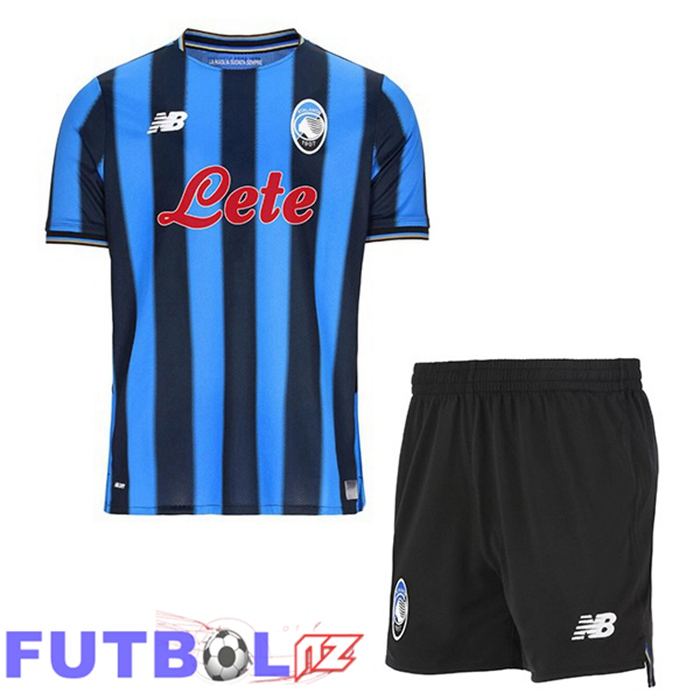 Camisetas De Futbol Atalanta Ninos Primera Azul Negro 2025/2026