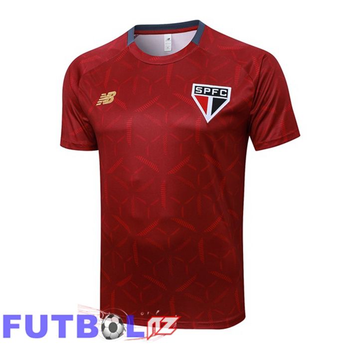 Camiseta Entrenamiento Sao Paulo FC Rojo 2025/2026