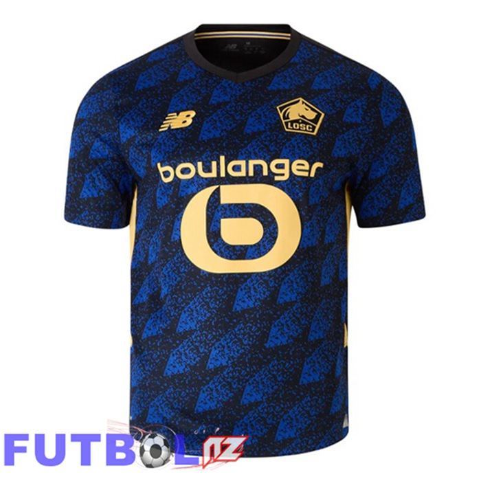 Camisetas De Futbol Lille OSC Tercera Azul Negro 2025/2026