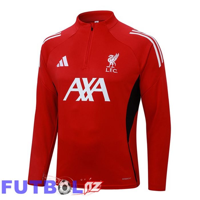 Sudadera De Entrenamiento FC Liverpool Rojo 2025/2026
