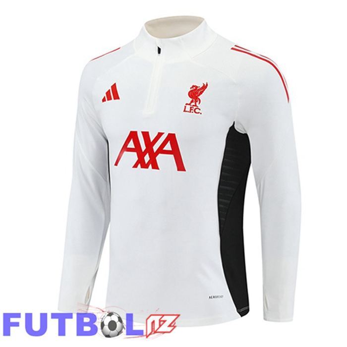 Sudadera De Entrenamiento FC Liverpool Blanco 2025/2026