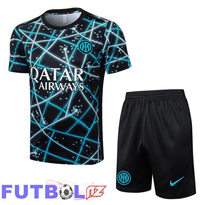 Camiseta Entrenamiento Inter Milan + Cortos Negro 2025/2026