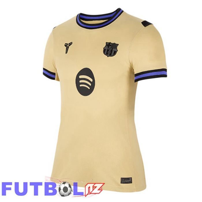 Camisetas De Futbol FC Barcelona Mujer Segunda Amarillo 2025/2026