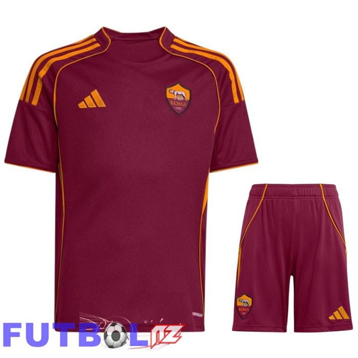 Camisetas De Futbol AS Roma Primera + Cortos 2025/2026