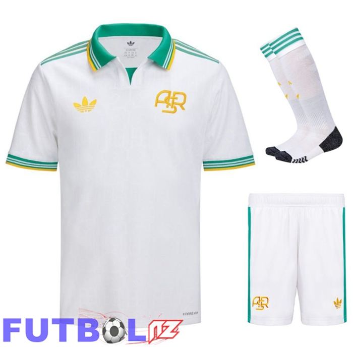Camisetas De Futbol AS Roma Tercera (Cortos + Calcetines) 2025/2026
