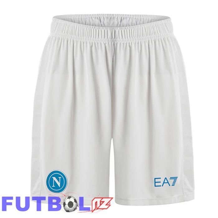 Cortos de Futbol SSC Napoli Primera Blanco 2025/2026
