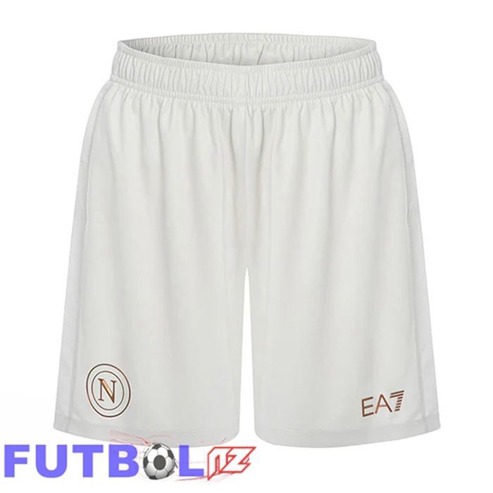 Cortos de Futbol SSC Napoli Segunda Blanco 2025/2026