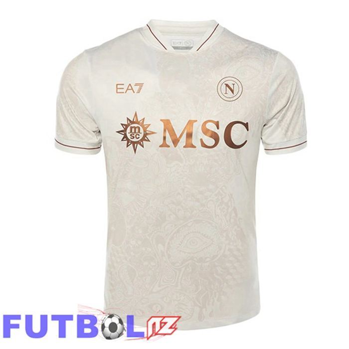 Camisetas De Futbol SSC Napoli Segunda Blanco 2025/2026