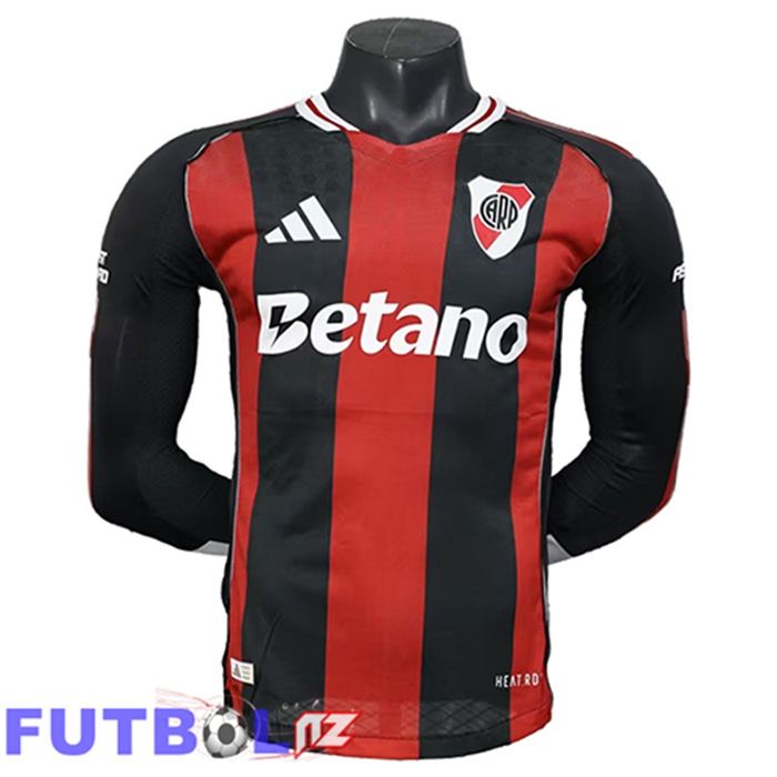 Camisetas De Futbol River Plate Segunda Manga Larga 2025/2026