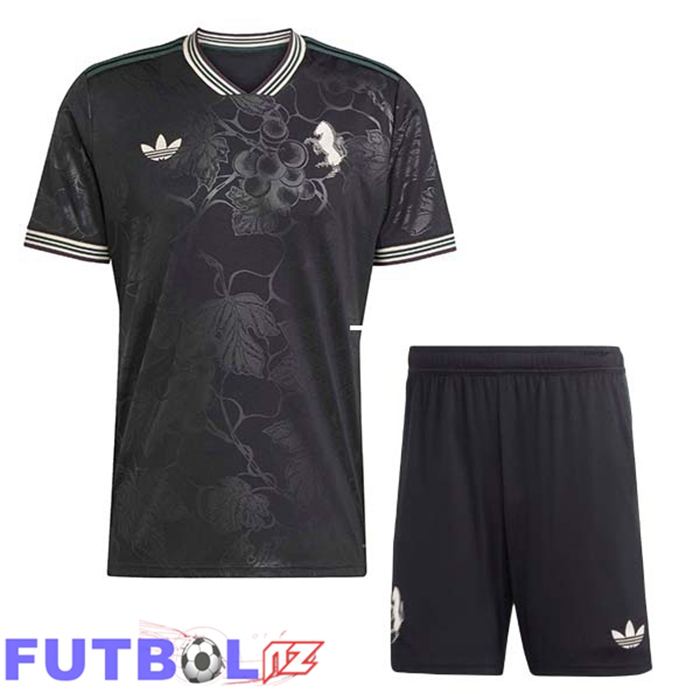 Camisetas De Futbol Juventus Ninos Tercera Negro 2025/2026