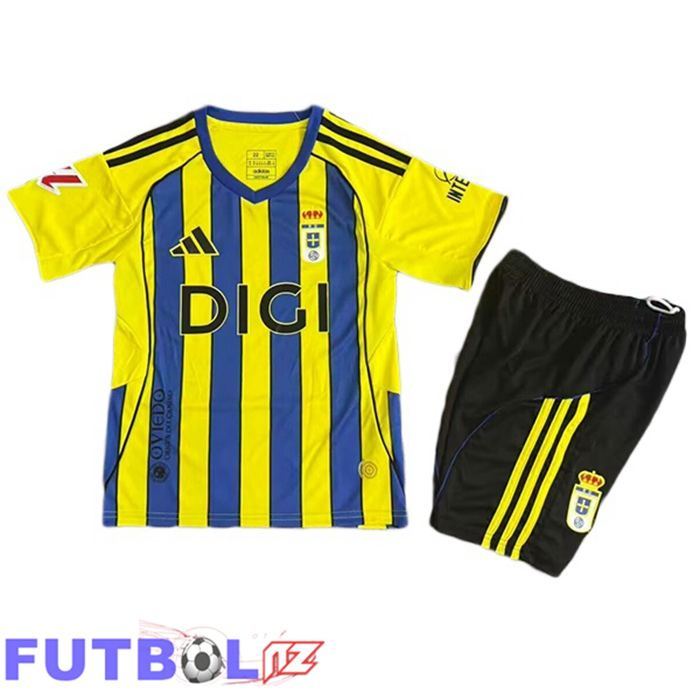 Camisetas De Futbol Real Oviedo Ninos Segunda Amarillo 2025/2026