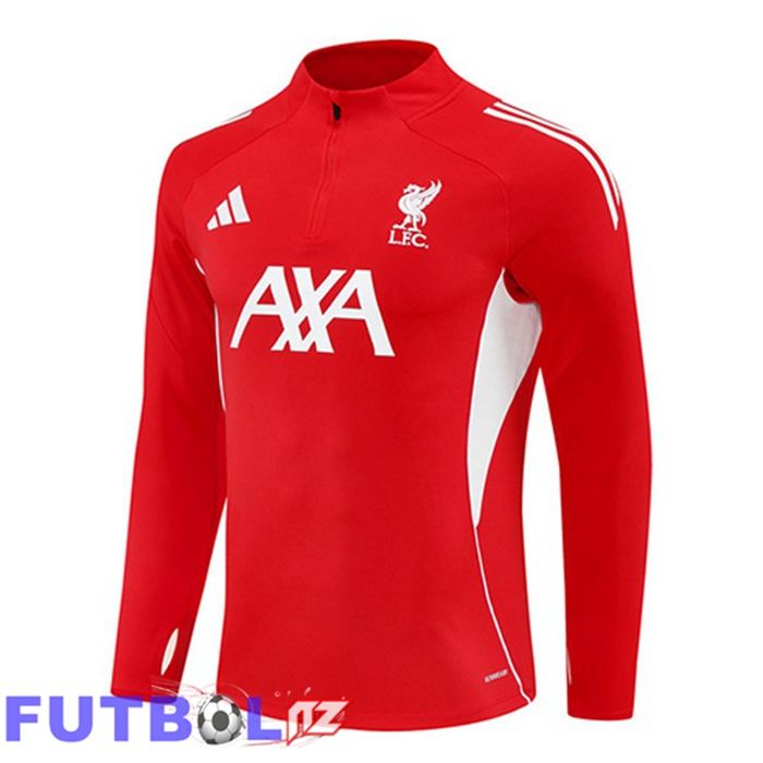 Sudadera De Entrenamiento FC Liverpool Rojo 2025/2026