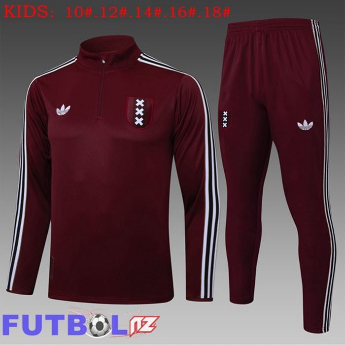 Chandal Equipos De Futbol AFC Ajax Ninos Rojo 2025/2026