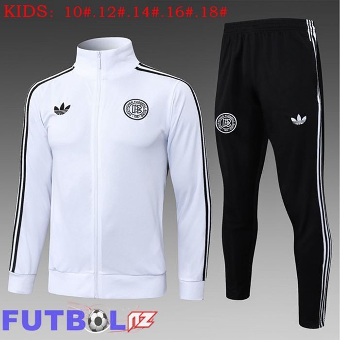 Chandal Equipos De Futbol - Chaqueta Alemania Ninos Blanco 2025/2026