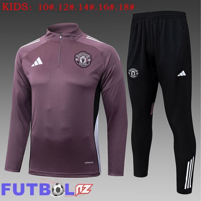 Chandal Equipos De Futbol Manchester United Ninos Púrpura 2025/2026