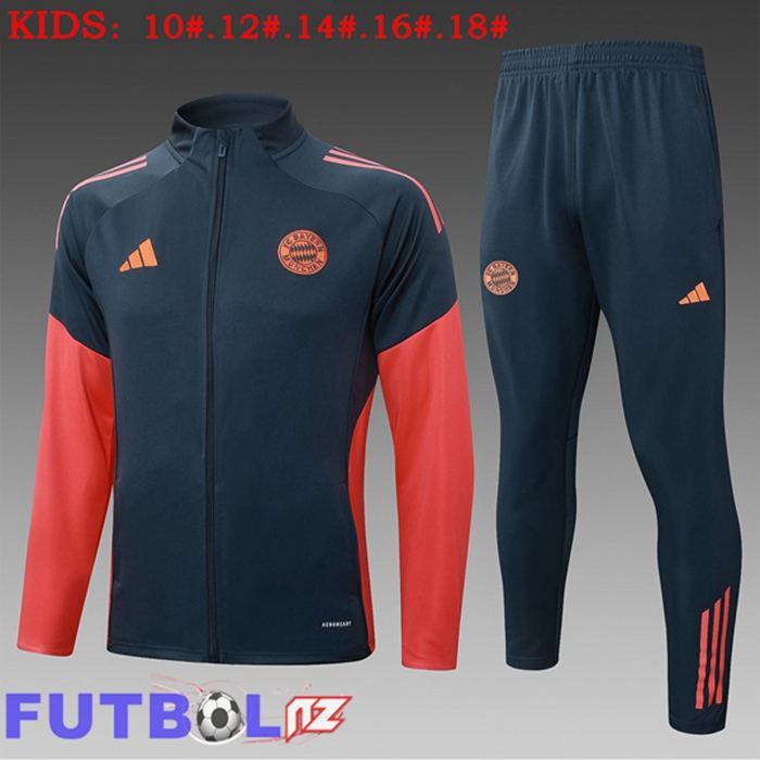 Chandal Equipos De Futbol - Chaqueta Bayern Munich Ninos Gris 2025/2026