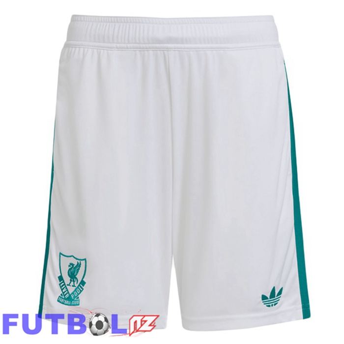 Cortos de Futbol FC Liverpool Tercera Blanco 2025/2026