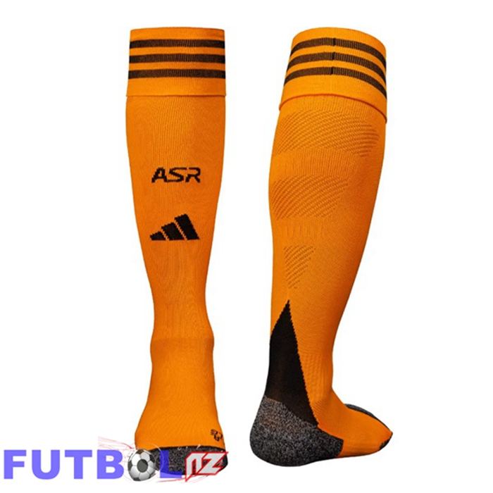 Calcetines De Futbol AS Roma Segunda Amarillo 2025/2026