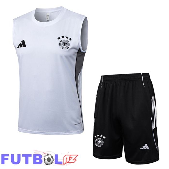 Chalecos De Futbol Alemania + Cortos Blanco 2025/2026