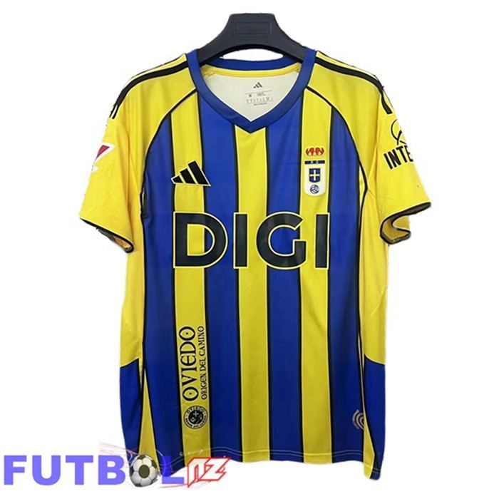 Camisetas De Futbol Real Oviedo Segunda Amarillo 2025/2026