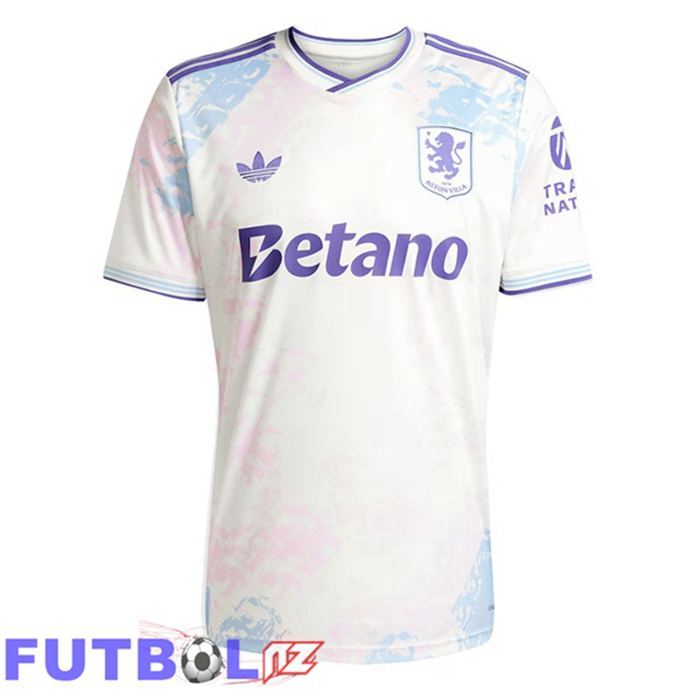 Camisetas De Futbol Aston Villa Tercera Blanco 2025/2026