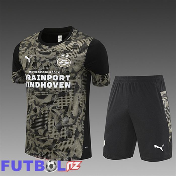 Camiseta Entrenamiento PSV Eindhoven Ninos Brun/Negro 2025/2026
