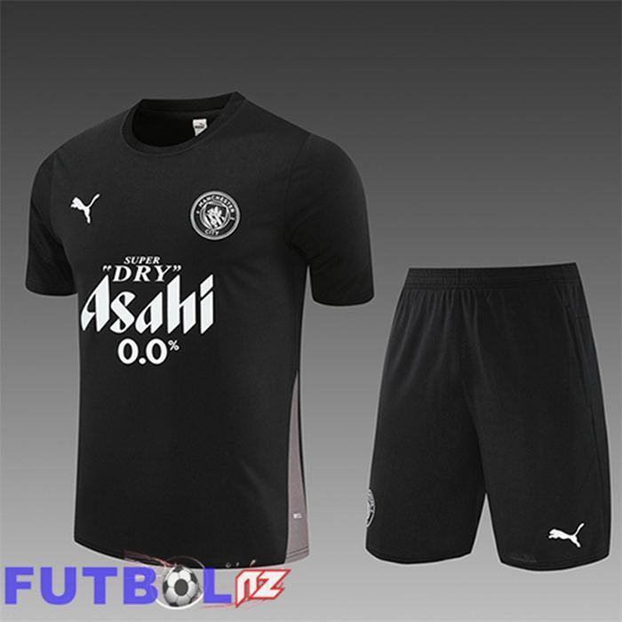 Camiseta Entrenamiento Manchester City Ninos Negro 2025/2026