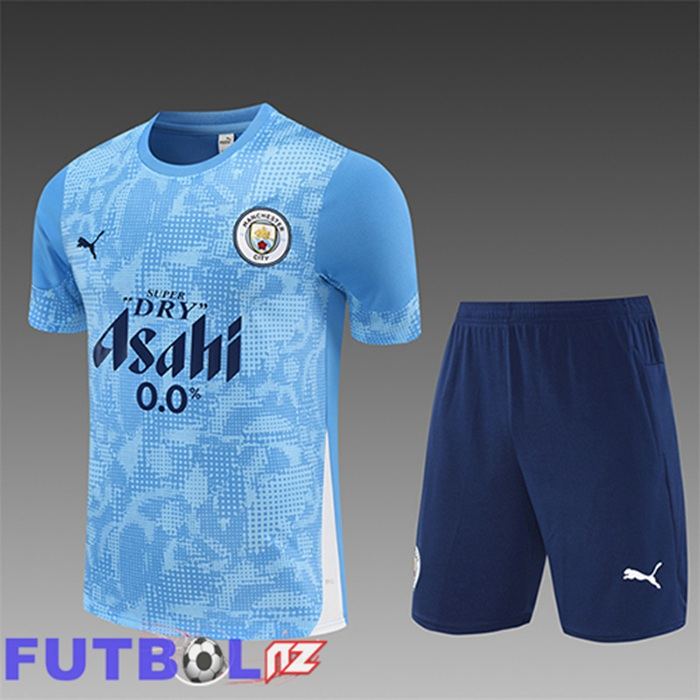 Camiseta Entrenamiento Manchester City Ninos Azul 2025/2026