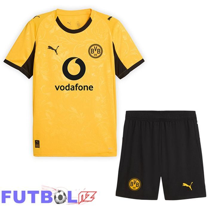 Camisetas De Futbol Dortmund BVB Ninos CUP Amarillo 2025/2026