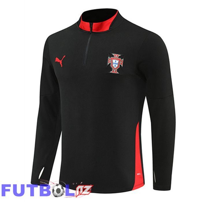 Sudadera De Entrenamiento Portugal Negro 2025/2026