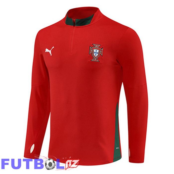 Sudadera De Entrenamiento Portugal Rojo 2025/2026