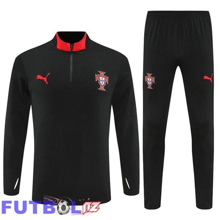 Chandal Equipos De Futbol Portugal Negro 2025/2026